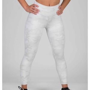 P’tula Active White Camo Mystique Leggings
